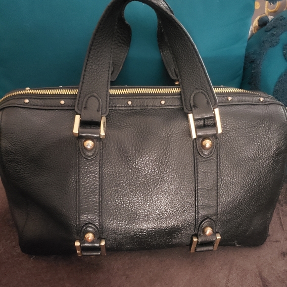 Authentic Juicy Couture L.A - Black Full Grain Deveo Soft Leather Hand Bag 👜 - Picture 4 of 7